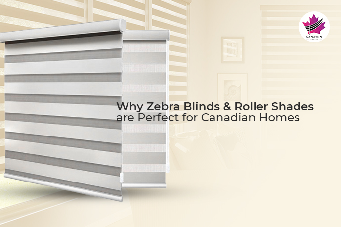 Why Zebra Blinds and Roller Shades Are Perfect for Canadian Homes